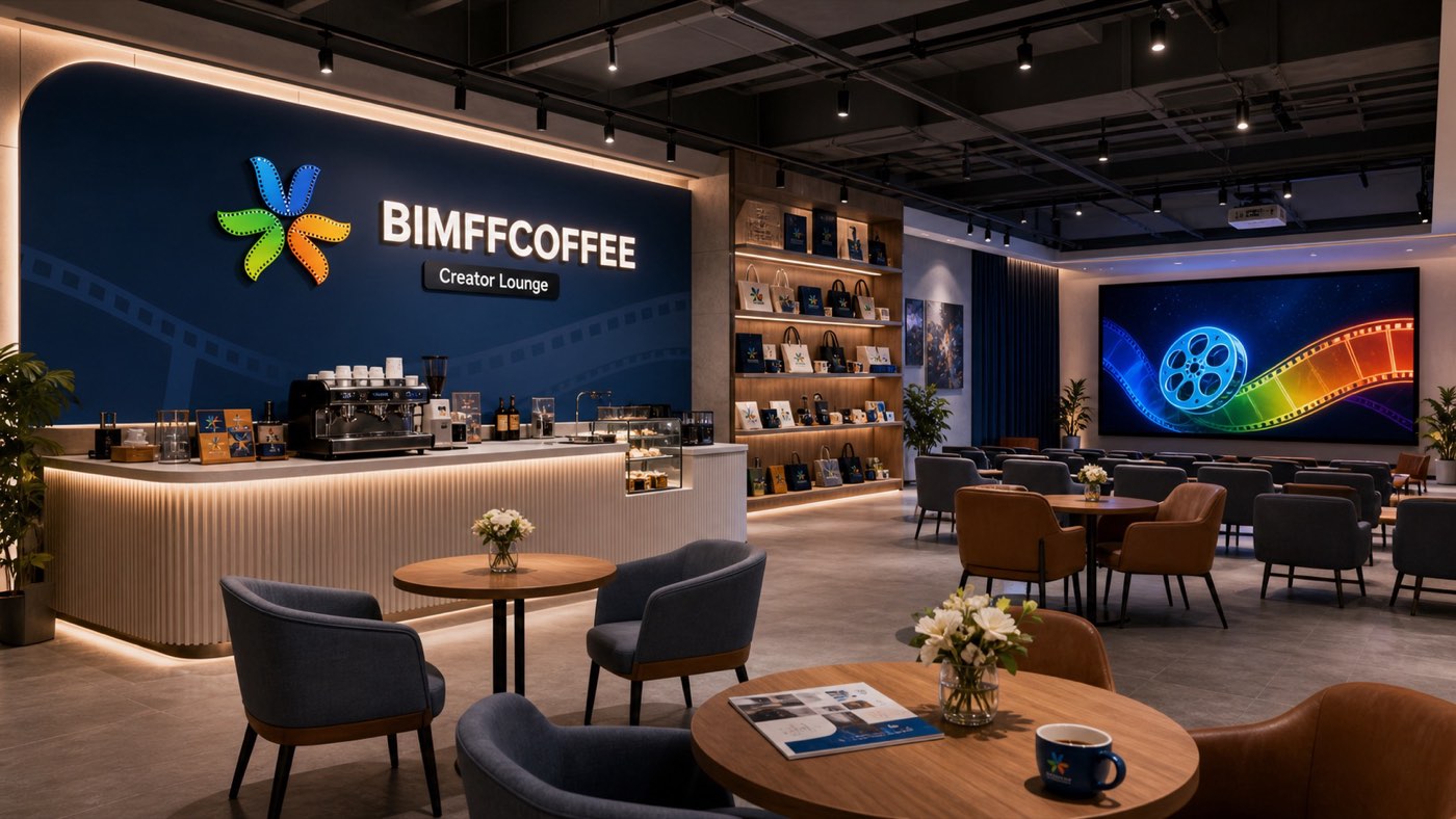 BIMFFCOFFEE创作者会客厅空间效果图