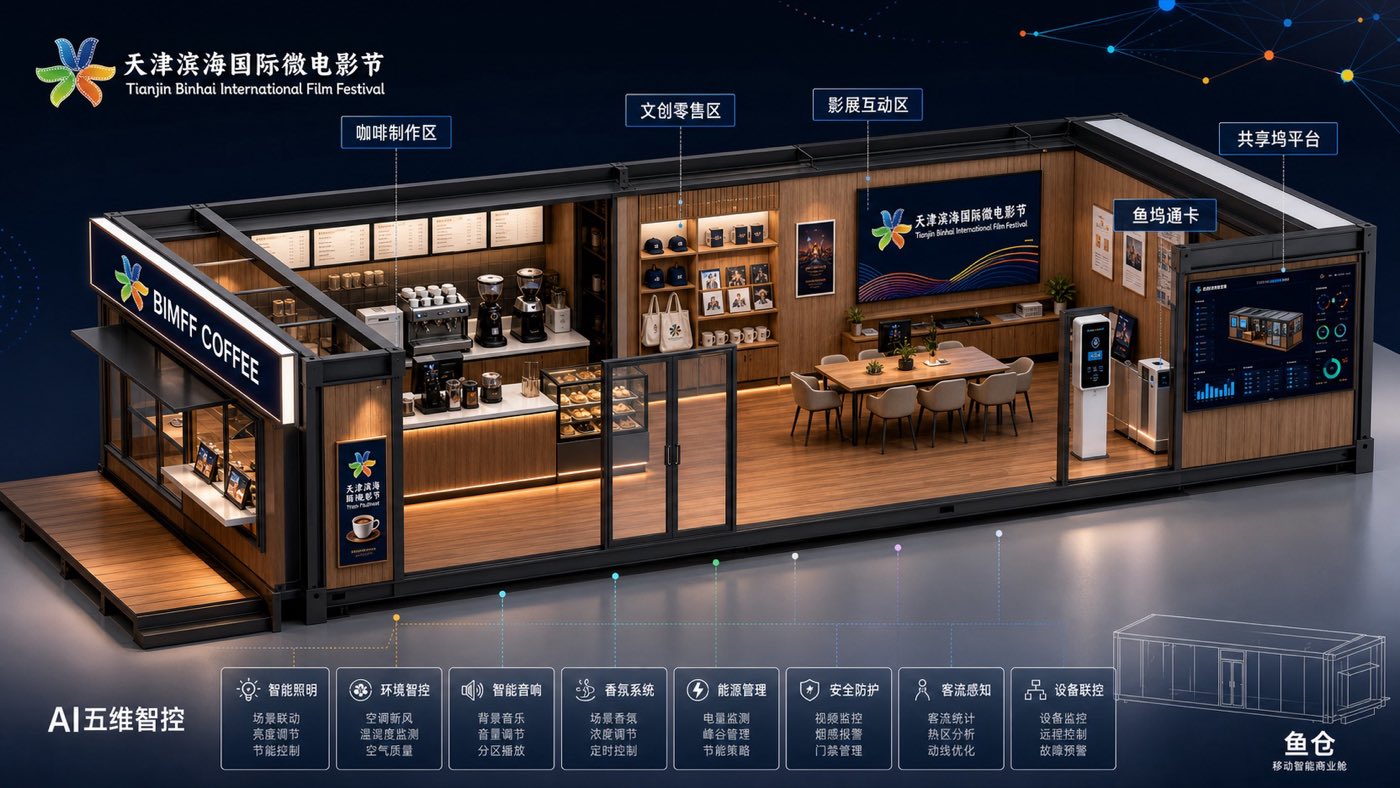 BIMFFCOFFEE可移动空间解决方案效果图